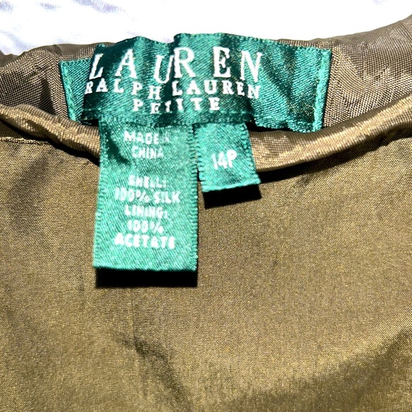 Lauren Ralph Lauren Vintage Silk Midi Skirt - Picture 5 of 6